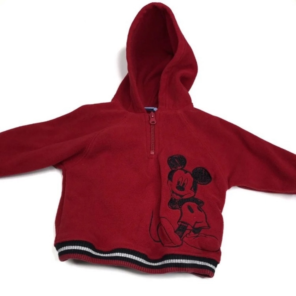 3/$30 Disney Baby | Red Mickey Mouse Hoodie